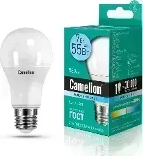 Лампа CAMELION LED7-A60/845/E27 (Эл. светодиодная 7Вт 220В)