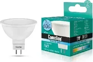Лампа светодиодная CAMELION LED7-JCDR/845/GU5.3 (Эл. 7Вт 220В) Лампочка