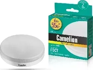 Лампа CAMELION LED6-GX53/830/GX53 (Эл. светодиодная 6Вт 220В)
