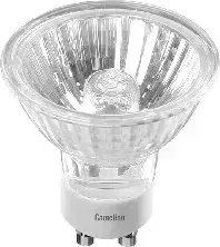 Лампа CAMELION GU10 35W (Эл. галоген.с защ.стеклом, 220V, 2000 часов)
