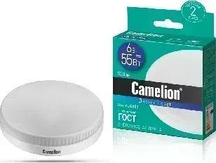 Лампа CAMELION LED6-GX53/865/GX53 (Эл. светодиодная 6Вт 220В)