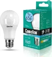 Лампа CAMELION LED9-A60/845/E27 (Эл. светодиодная 9Вт 220В)