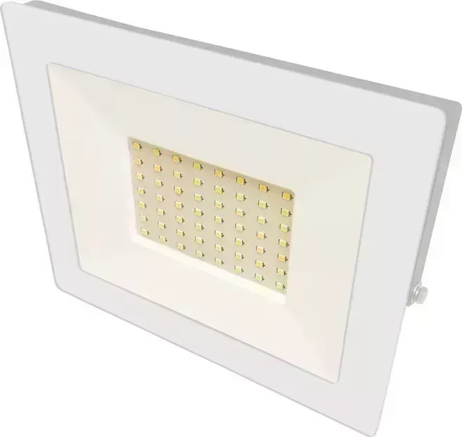 Светильник ULTRAFLASH LFL-5001 C01 белый ( SMD прожектор, 50 Вт, 230В, 6500К)