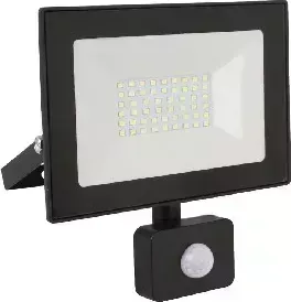 Светильник ULTRAFLASH LFL-3002S C02 черный ( прожектор с датчиком, 30 Вт, 230В, 6500К)