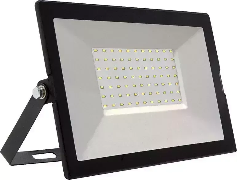 Светильник ULTRAFLASH LFL-10001 C02 черный ( SMD прожектор, 100 Вт, 230В, 6500К)
