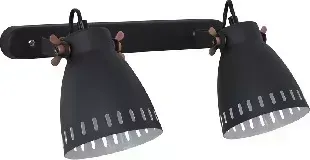 Светильник CAMELION WML-428-2 C02 чёрный ( настенный NEW YORK,2х E27, 40Вт, 230В, металл)