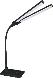 Светильник CAMELION KD-794 C02 чёрный ( Свет-к наст.,10 Вт, 2 плаф.,230В, сенс.вкл-е, 4 ур.ярк,4000К)