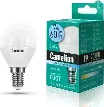 Лампа CAMELION LED7-G45/845/E14 (Эл. светодиодная 7Вт 220В)