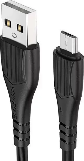 Кабель BOROFONE (6931474720870) BX37 USB-microUSB 2.4A 1.0m - черный