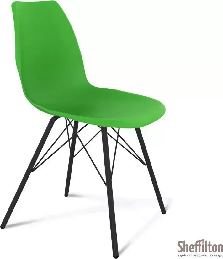 Стул SHEFFILTON SHT-ST29/S37 зеленый RAL6018/черный муар