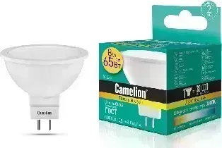 Лампа светодиодная CAMELION LED8-S108/830/GU5.3 (Эл. JCDR 8Вт 220В)