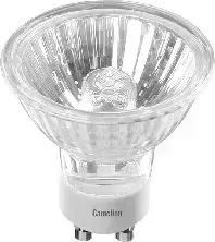 Лампа CAMELION GU10 50W (Эл. галоген.с защ.стеклом, 220V, 2000 часов)
