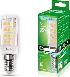 Лампа CAMELION (13156) LED4-S105/845/E14 (Эл. светодиодная 4Вт 220В)