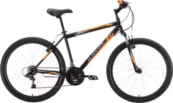 Велосипед BLACK ONE Onix 26 черный/серый/оранжевый 20" HQ-0007054