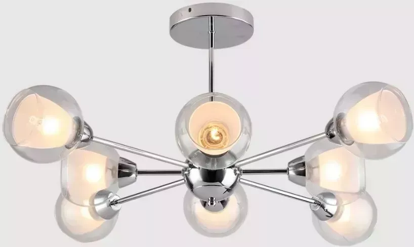 Люстра RITTER 52517 2 Сlassic 166/8 8хE27, 780х780х350мм, хром,