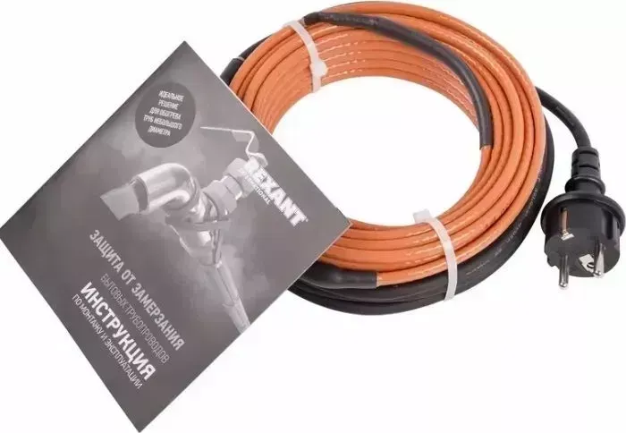 Кабель REXANT (51-0602) 10HTM2-CT греющий саморегулирующийся , в трубу, 4 м/40 Вт