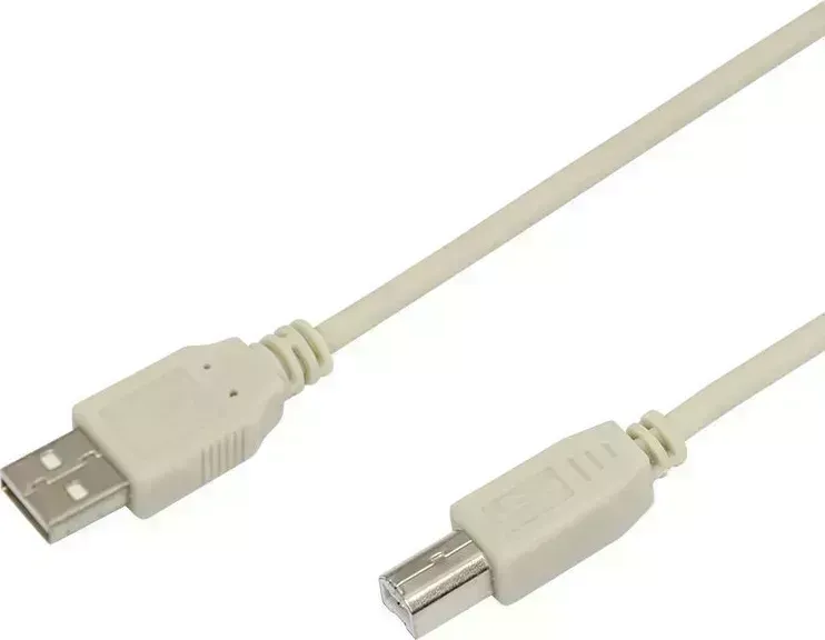 Кабель REXANT (18-1104) КАБЕЛЬ USB (ШТ. USB B - ШТ. USB A) 1.8 МЕТРА, СЕРЫЙ