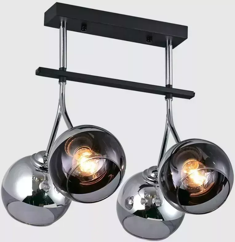 Люстра RITTER 52553 0 Modern 00559/4 4хE27, 300х400х430мм, черная,