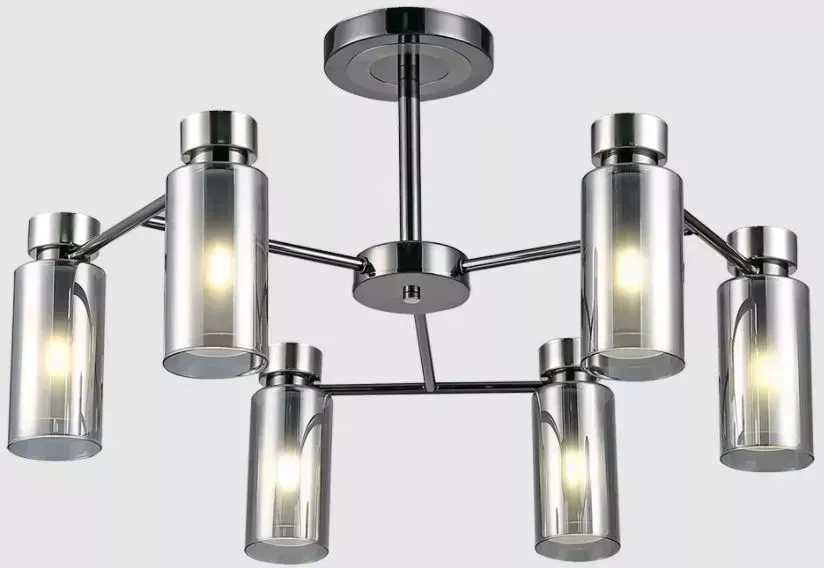 Люстра RITTER 52555 4 Modern 74338/6 6хE14, 690х690х380мм, хром,