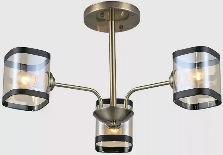 Люстра RITTER 52551 6 Modern 00592/3 3хE27, 560х560х310мм, латунь,