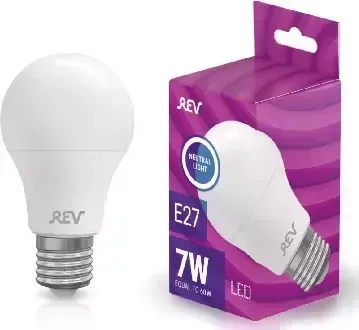 Лампа REV 32265 8 A60 Е27 7W 4000K холодный