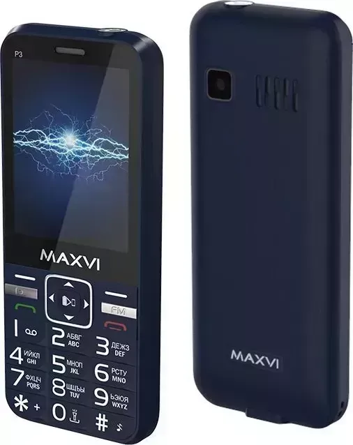 Телефон MAXVI P3 BLUE телефон P3