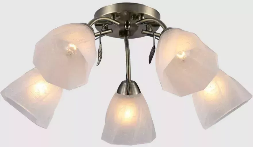 Люстра RITTER 52540 0 Classic 06759/5 5хE27, 560х560х230мм, латунь,