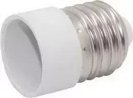 Переходник ECOLA A7T14WEAY с цоколя E27 на E14 Белый