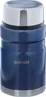 Термос SATOSHI Торнадо 0,70л, с широкой горловиной, для еды, нержавеющая сталь 841-766