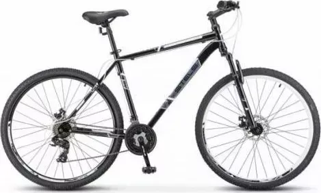 Велосипед STELS Navigator-700 MD 27.5" F020" LU096006 "LU088939" 19" Чёрный/белый