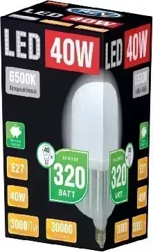 Лампа светодиодная REV 32418 8 T120 E27 40W 6500K дневной свет