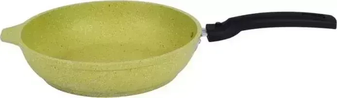 Сковорода КУКМОР 241tsl а/пр литая 24см съемн/руч Trendy style lime