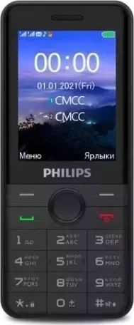 Мобильный телефон PHILIPS E172 Xenium Black