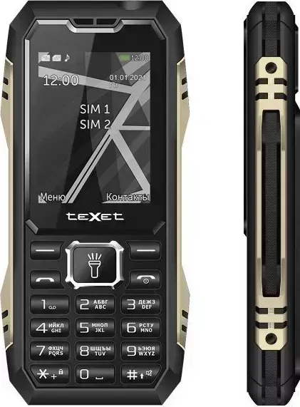 Мобильный телефон TEXET TM-D424 черный