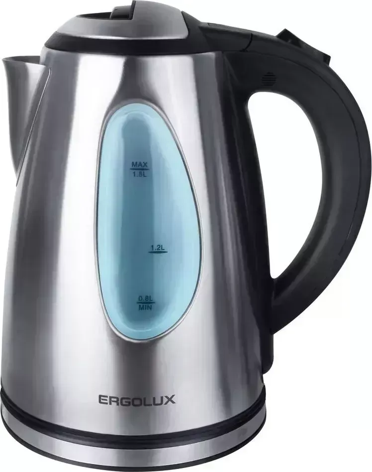 Чайник электрический ERGOLUX ELX-KS04-C72 матово-черный 1,8л