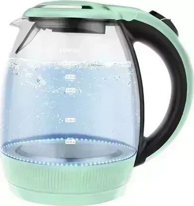 Чайник электрический CENTEK CT-0008 MINT стекло 1.7л