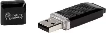 Флеш-накопитель SMARTBUY (SB32GBQZ-K) 32GB QUARTZ SERIES BLACK