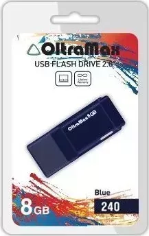 Флеш-накопитель OLTRAMAX OM-8GB-240-синий USB флэш-накопитель