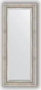 Зеркало Evoform с фацетом в багетной раме Exclusive 56x136 см, римское серебро 88 мм (BY 1257)