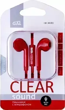 Наушники GAL HM-060RD красный