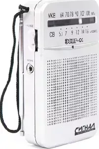 Радиоприемник ЭФИР 01 УКВ 64-108МГц, бат. 2*АА
