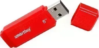 Флеш-накопитель SMARTBUY (SB8GBDK-R) 8GB DOCK RED