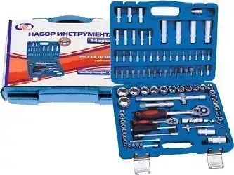 Набор инструментов AUTOVIRAZH (AV-212094) инструмента 94 предм. 1/2" 1/4"DR, CrV