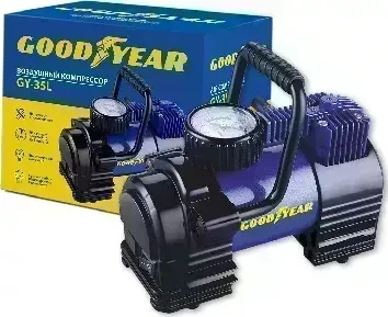 Компрессор автомобильный GOODYEAR GY000102 GY-35L 35 л/мин Авто-компрессор 35