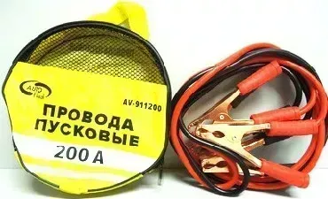 Пусковые провода AUTOVIRAZH (AV-911200) , 200 А, в сумке ПВХ