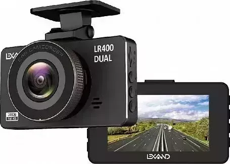 Видеорегистратор LEXAND LR400 DUAL (3.0" IPS , FULL HD, 180MAH, вторая камера в комплекте)