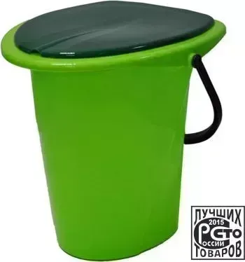Ведро INGREEN ING30001СЛ-7РS -туалет SMART SOLUTION 17 л фисташковый