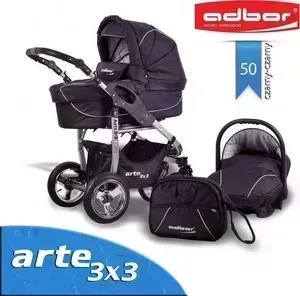 Коляска 3 в 1 Adbor 3 в 1 Arte 3x3 50 (00-00000386)