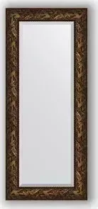 Зеркало Evoform с фацетом в багетной раме Exclusive 59x139 см, византия бронза 99 мм (BY 3521)