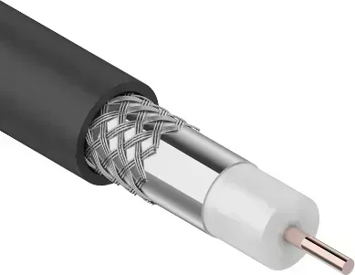 Кабель PROCONNECT (01-2205-1) коаксильный RG-6U, CCS/AL/AL, 48%, 75 ОМ, бухта 100 М, черный